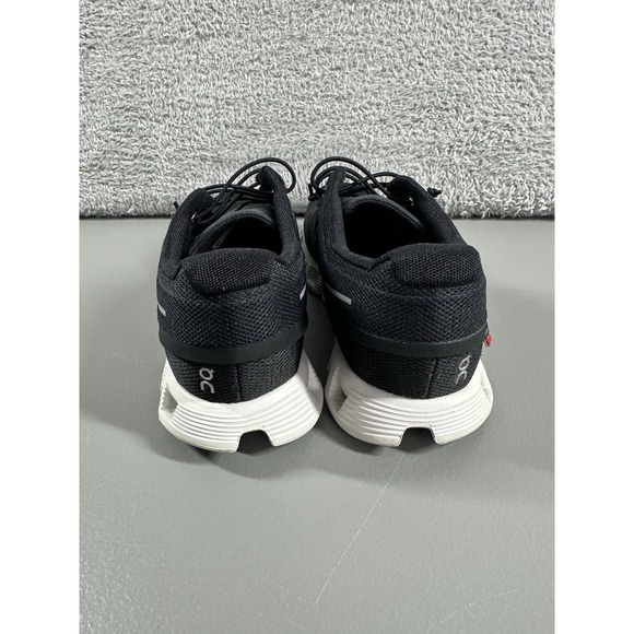 On Cloud 5 Shoes Womens 8.5 Black White Running‎ Athletic Tennis Sneaker - Picture 4 of 7